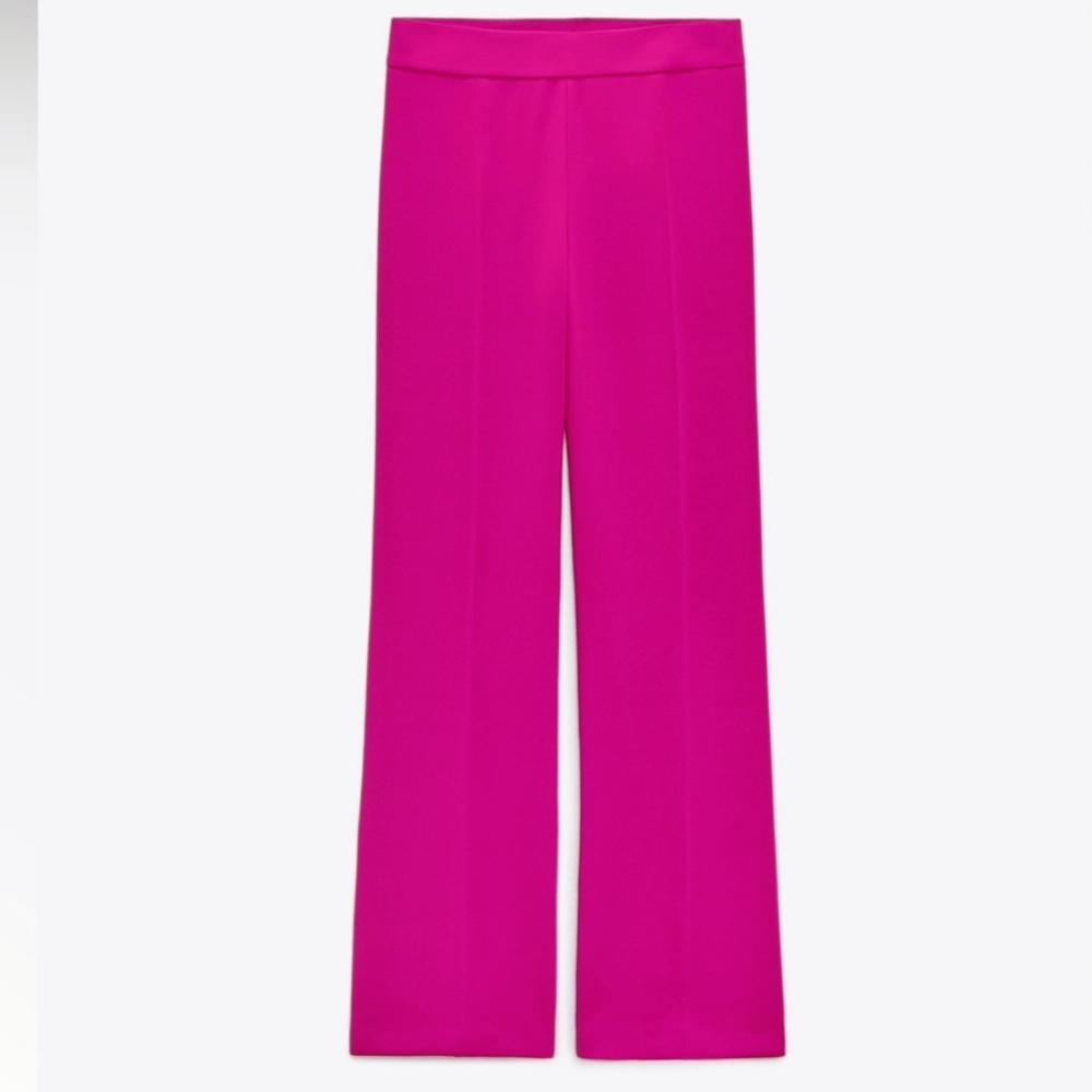 Zara 2 pieces matching set limitededition cape blazer & fluid high waist pants - Picture 9 of 12